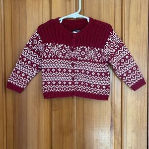 Lands’ End children’s Fair Isle knit Sweater. Size 18 months